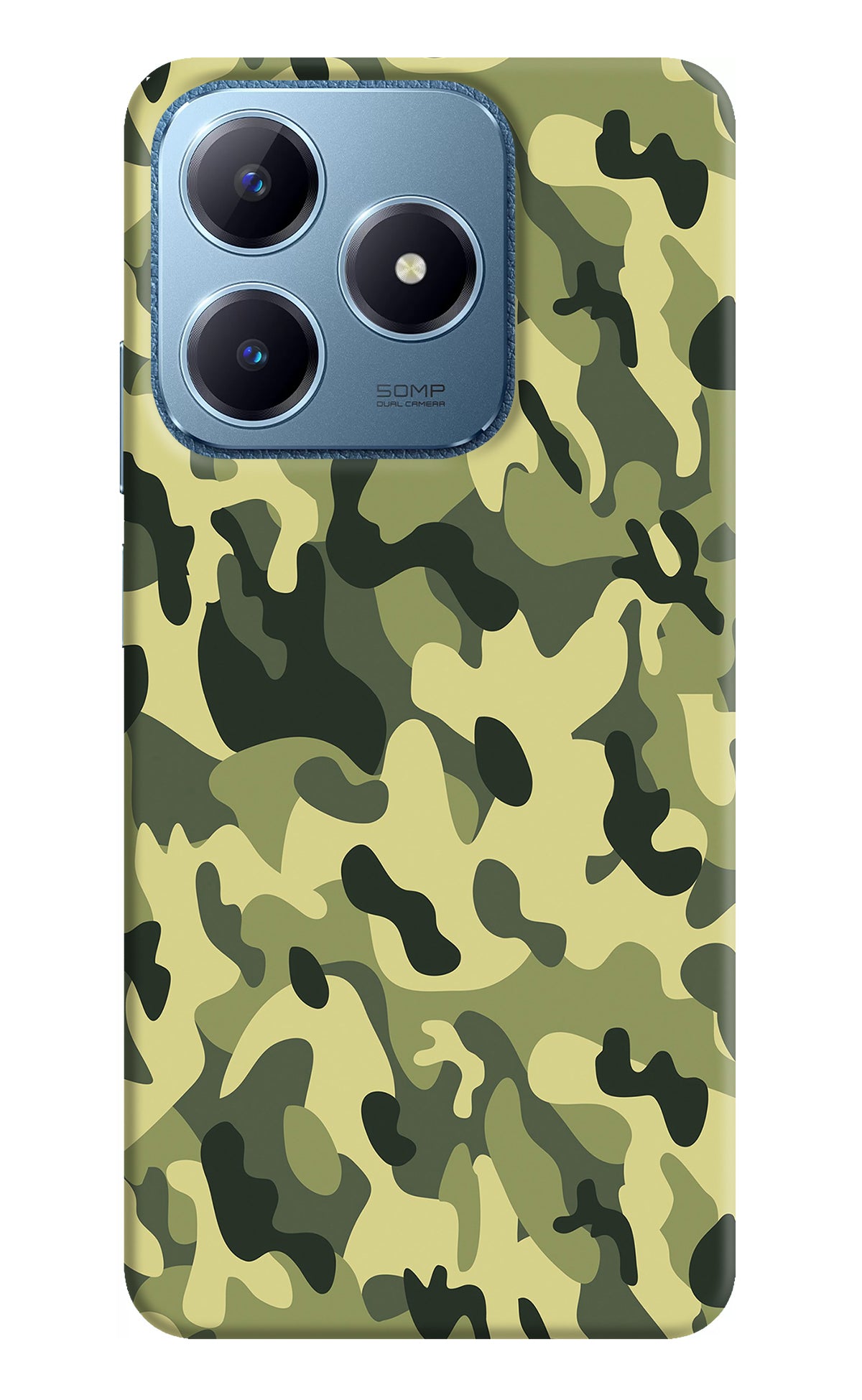 Camouflage Realme C63 Back Cover