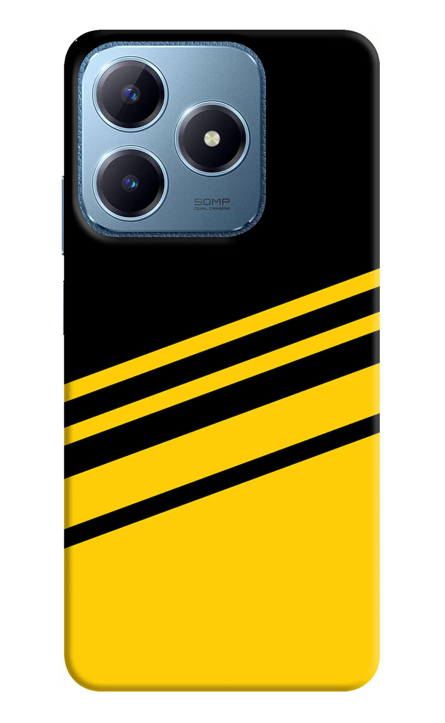 Yellow Shades Realme C63 Back Cover, Hard case