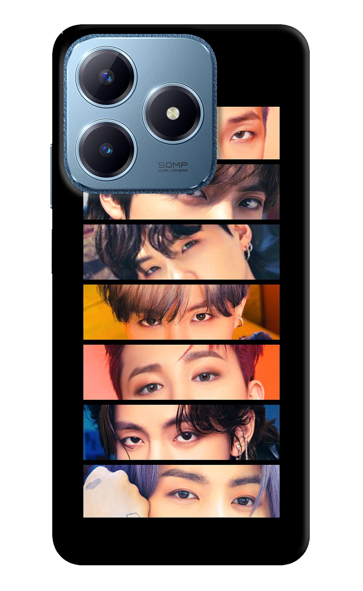 BTS Eyes Realme C63 Back Cover