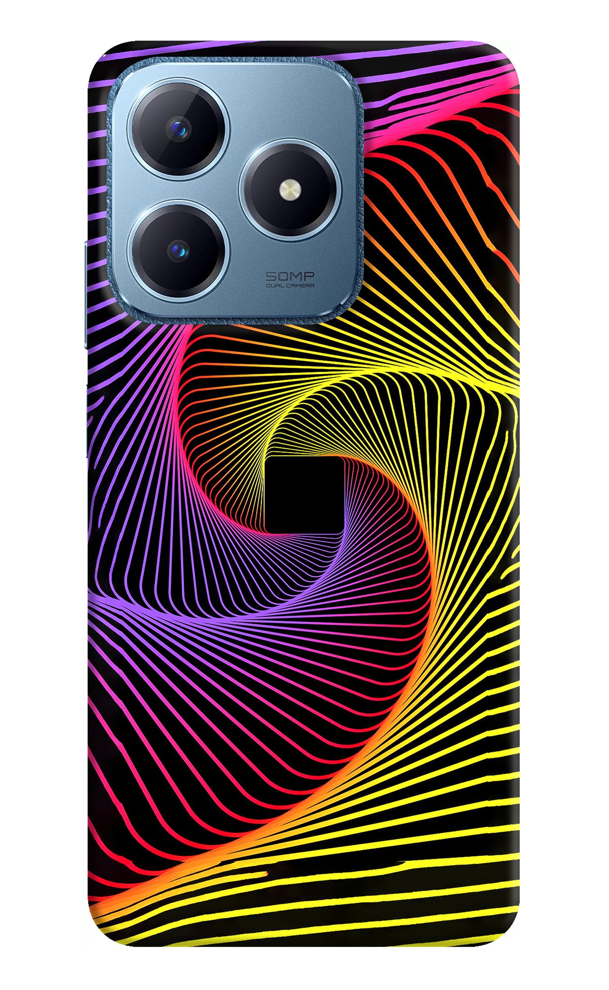 Colorful Strings Realme C63 Back Cover