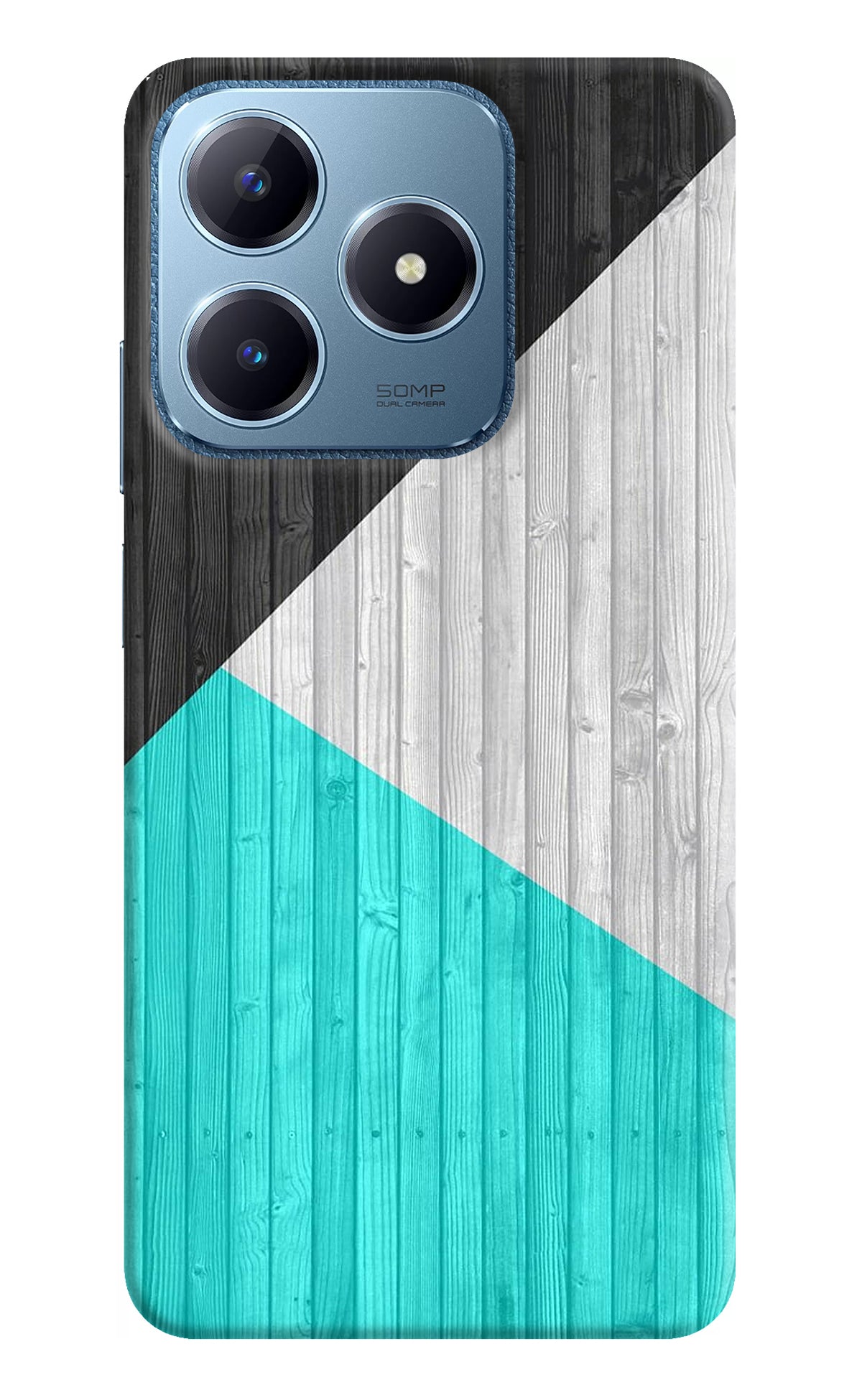 Wooden Abstract Realme C63 Back Cover