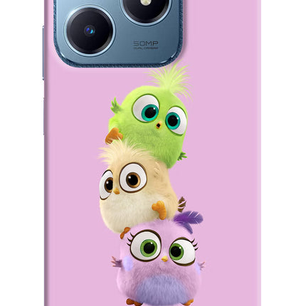 Cute Little Birds Realme C63 Hard Case Back Cover by Casekaro