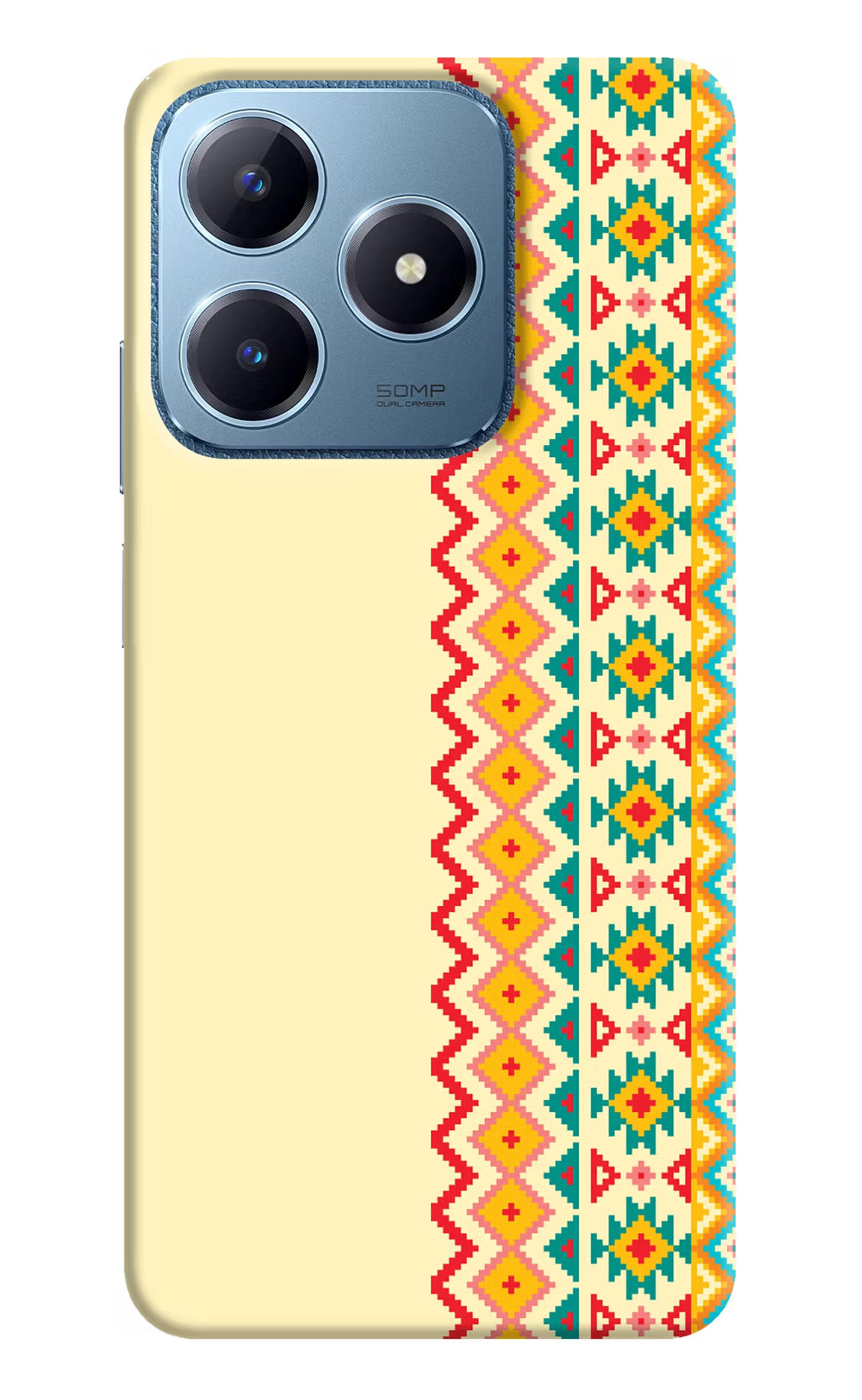 Ethnic Seamless Realme C63 Hard Case Back Cover by Casekaro