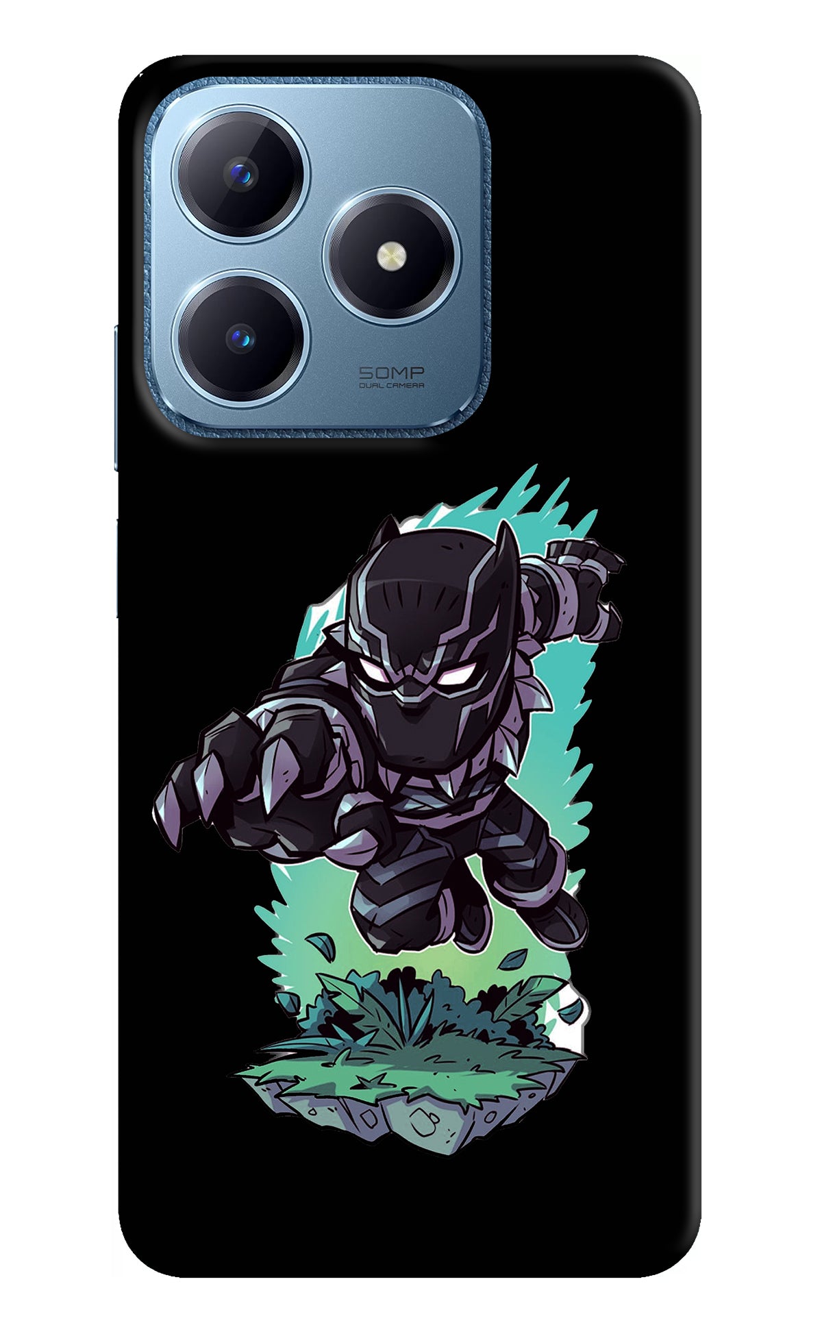 Black Panther Realme C63 Back Cover