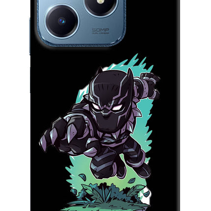 Black Panther Realme C63 Hard Case Back Cover by Casekaro