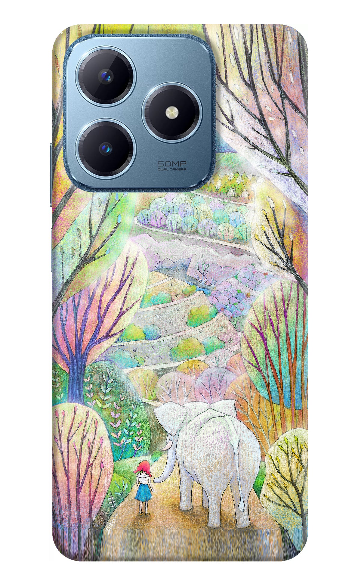 Nature Painting Realme C63 Back Cover