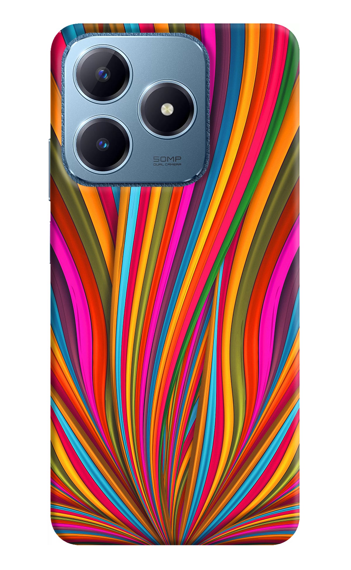 Trippy Wavy Realme C63 Back Cover