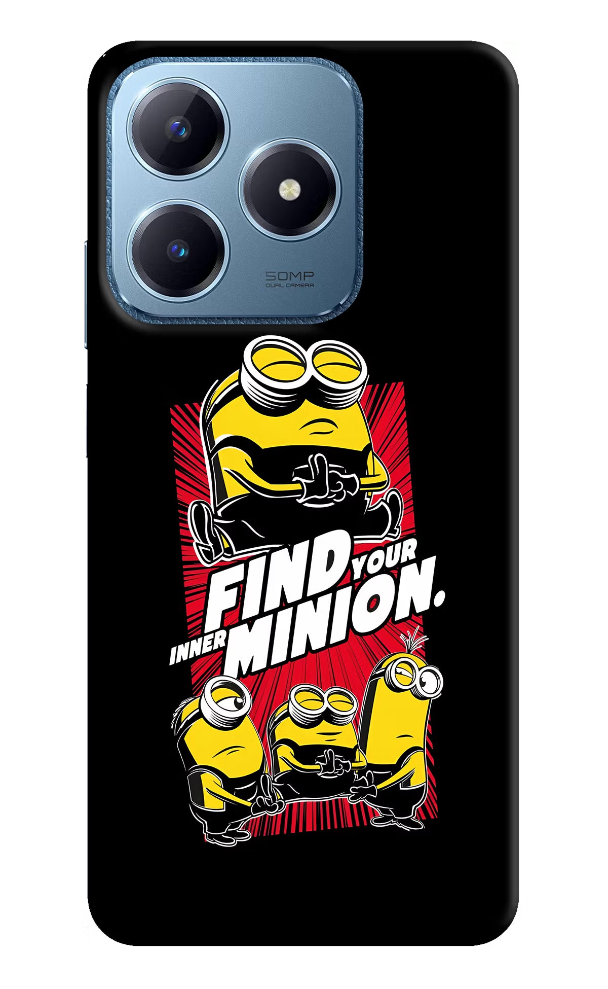 Find your inner Minion Realme C63 Hard Case Back Cover by Casekaro