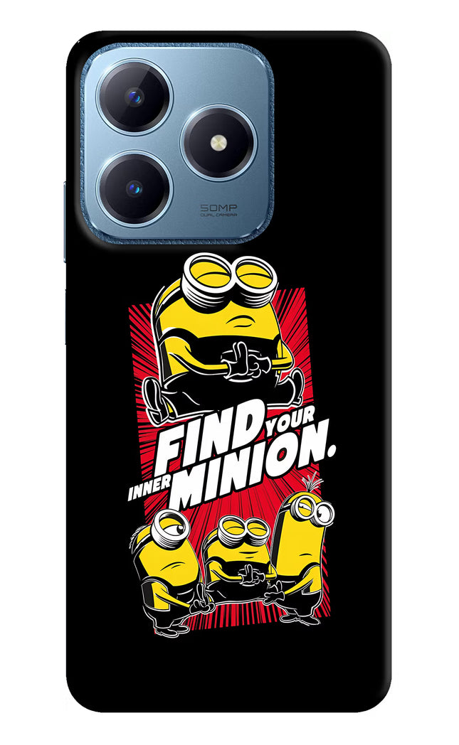 Find your inner Minion Realme C63 Hard Case Back Cover by Casekaro