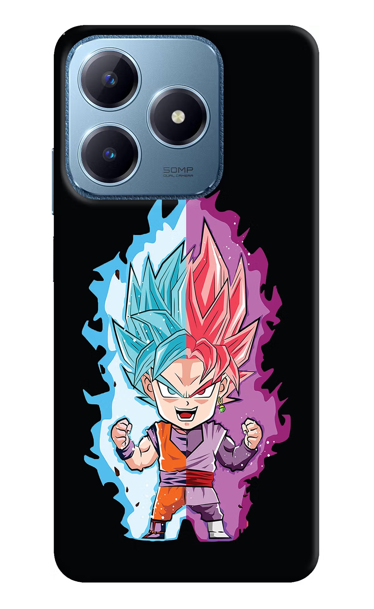 Chota Goku Realme C63 Hard Case Back Cover by Casekaro