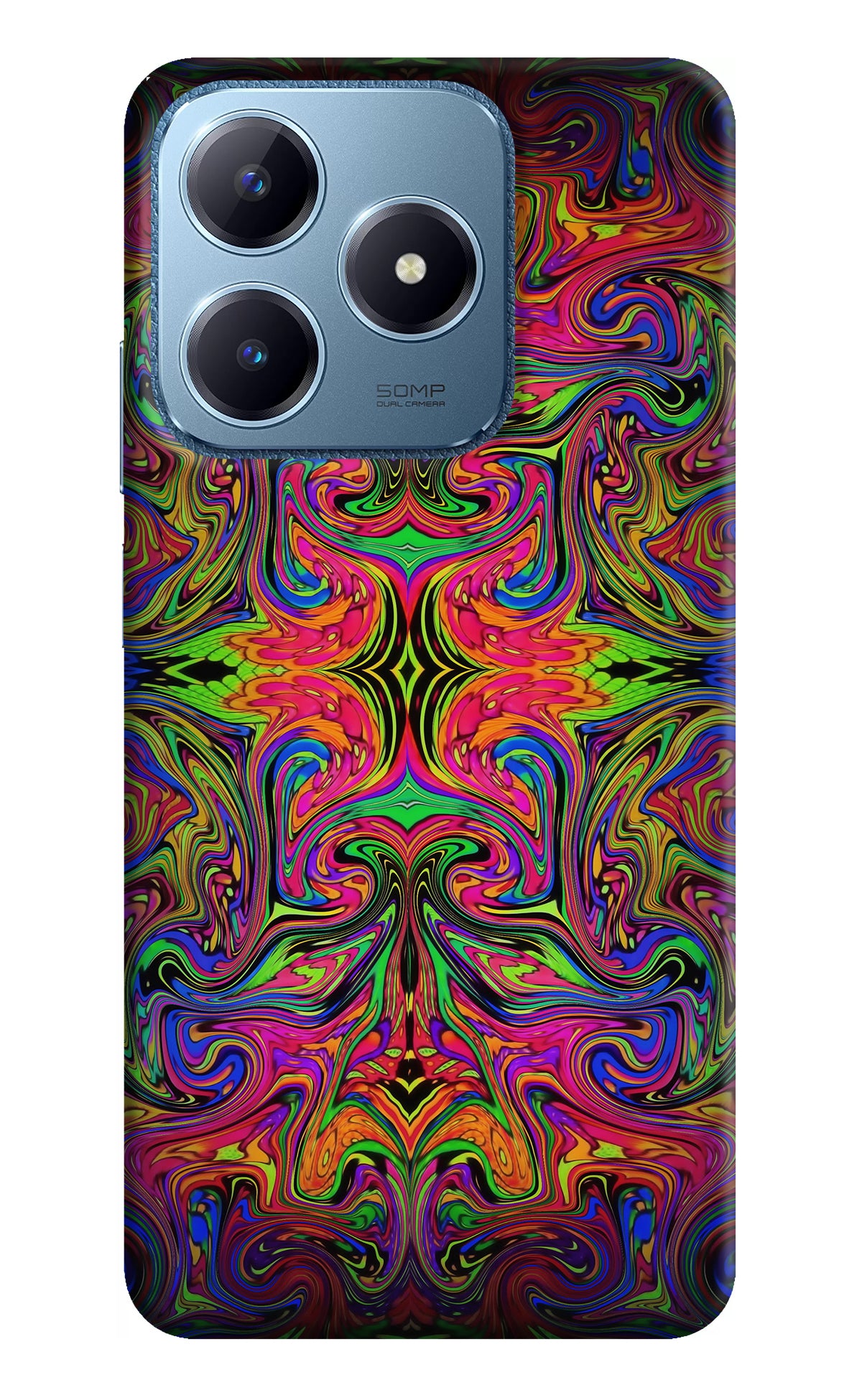 Psychedelic Art Realme C63 Back Cover