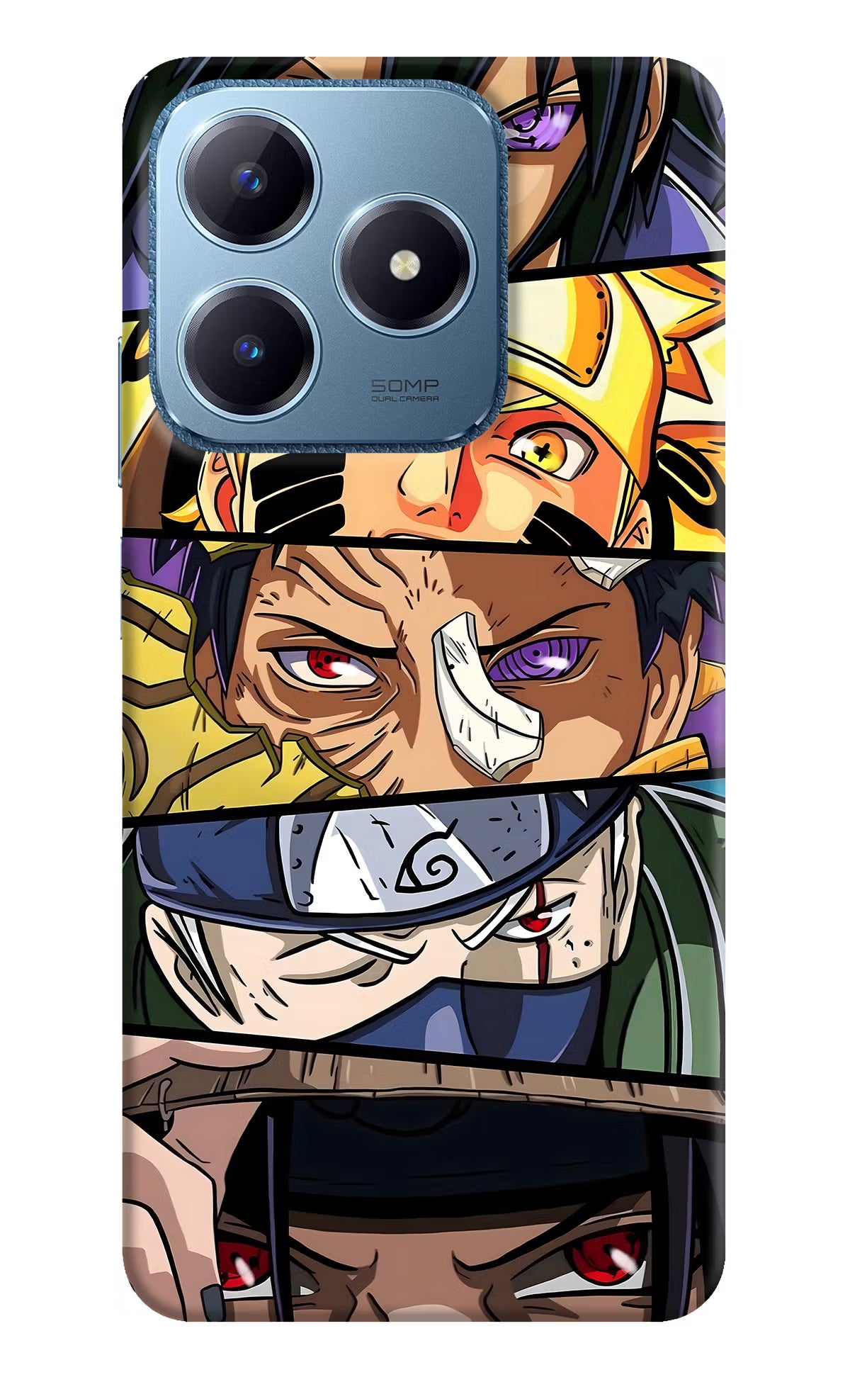 Naruto Character Realme C63 Hard Case Back Cover by Casekaro