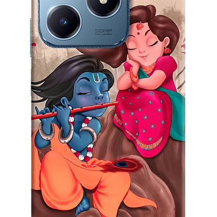 Radhe Krishna Realme C63 Hard Case Back Cover by Casekaro