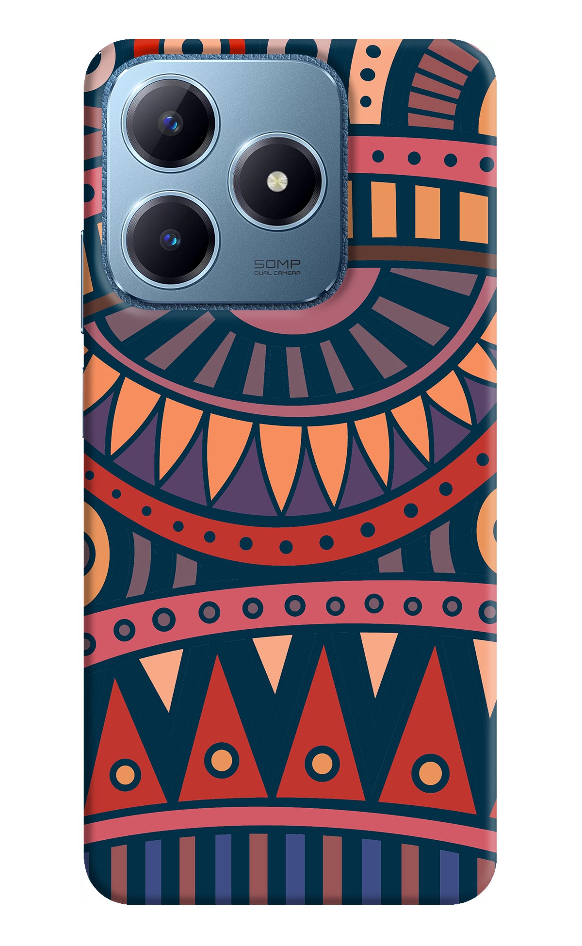 African Culture Design Realme C63 Back Cover