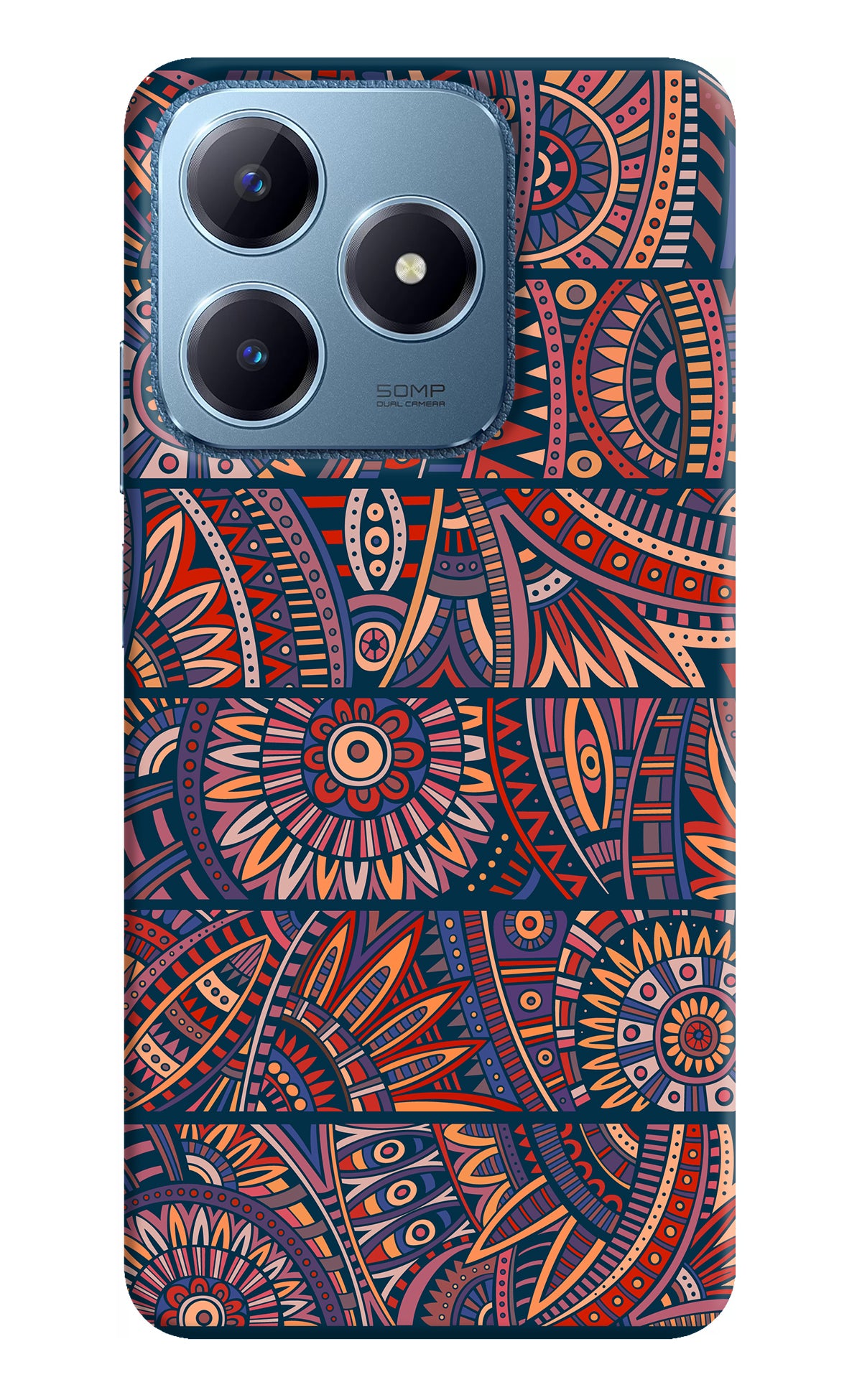 African Culture Design Realme C63 Back Cover