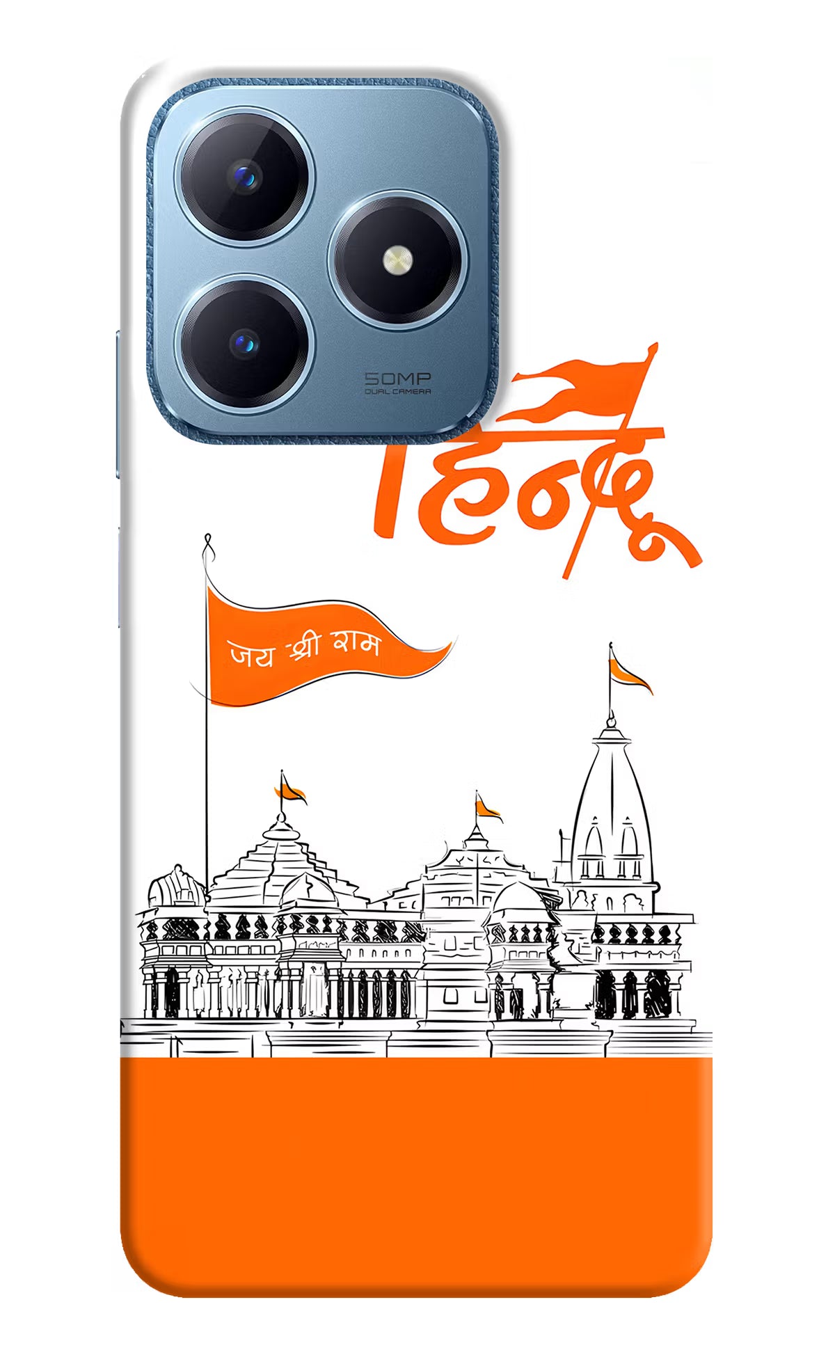 Jai Shree Ram Hindu Realme C63 Hard Case Back Cover by Casekaro