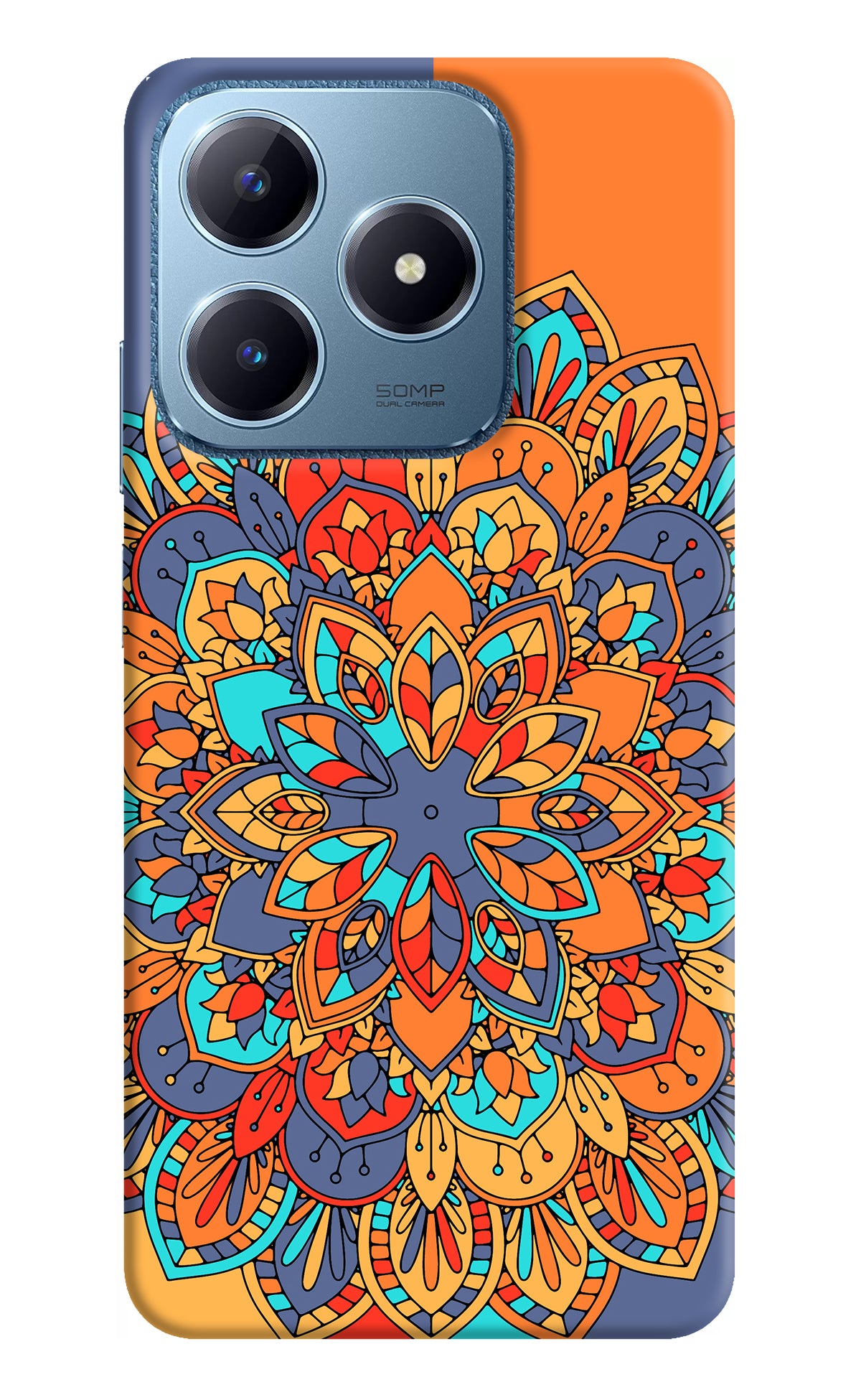 Color Mandala Realme C63 Back Cover