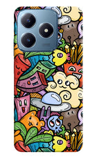 Veggie Doodle Realme C63 Hard Case Back Cover by Casekaro