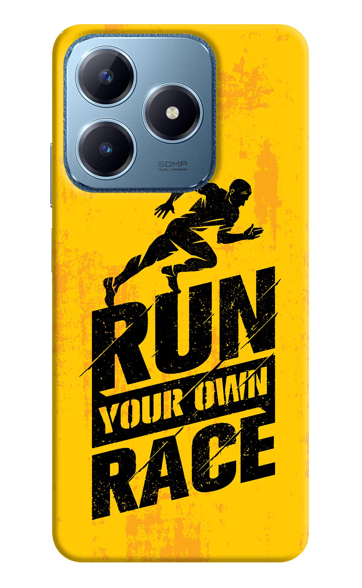Run Your Own Race Realme C63 Hard Case Back Cover by Casekaro