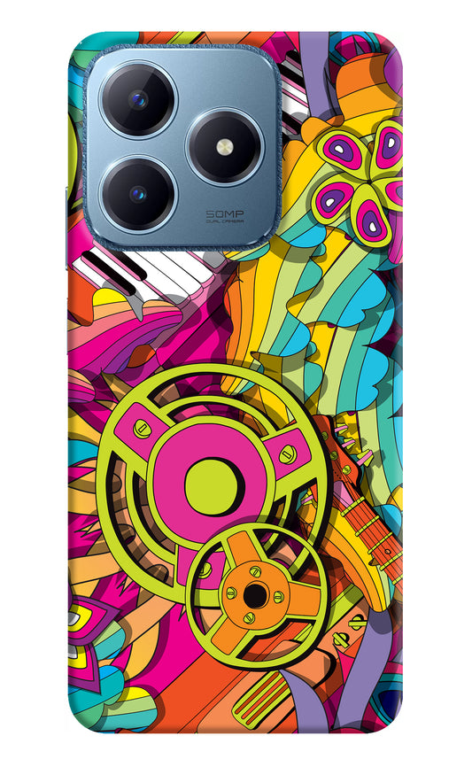 Music Doodle Realme C63 Back Cover