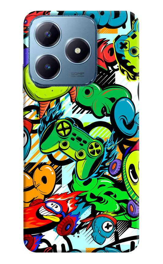 Game Doodle Realme C63 Hard Case Back Cover by Casekaro