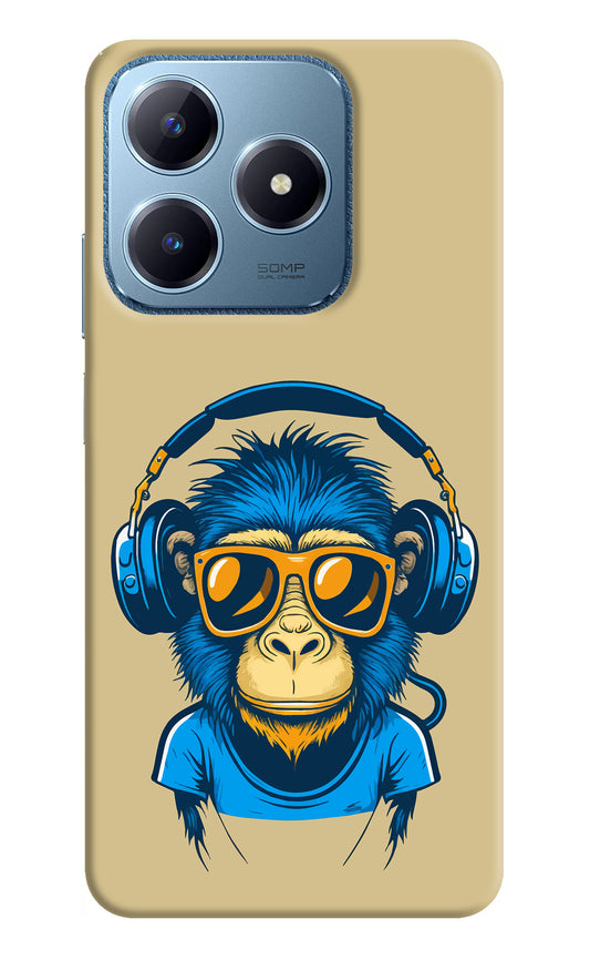 Monkey Headphone Realme C63 Back Cover