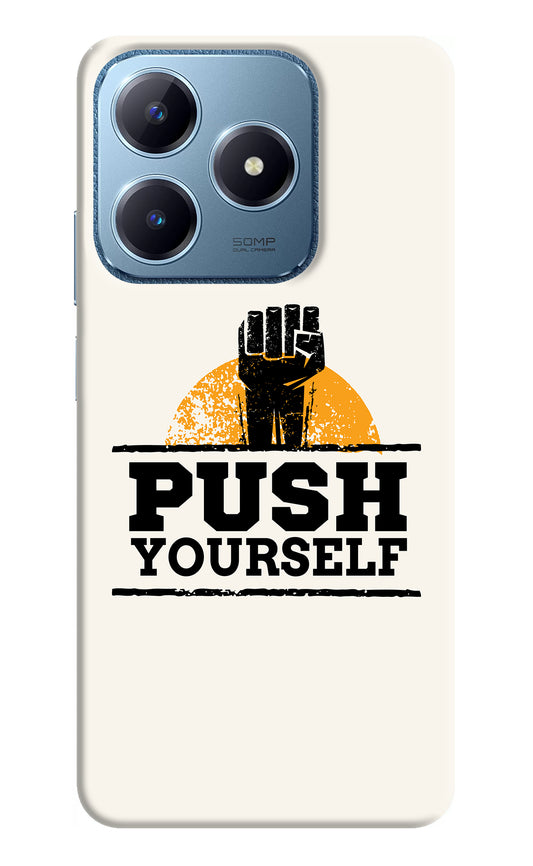 Push Yourself Realme C63 Back Cover