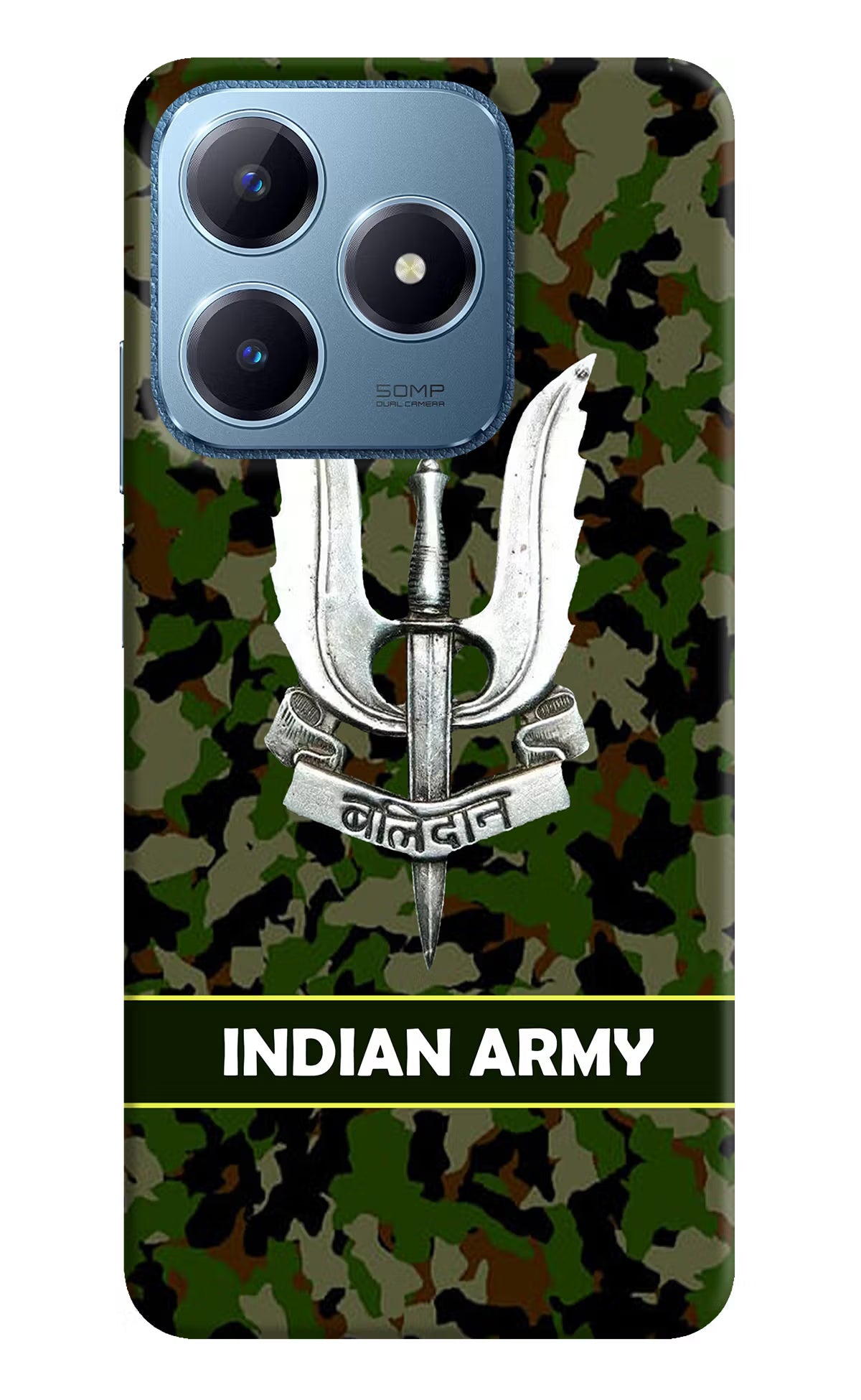 Balidan Indian Logo Realme C63 Hard Case Back Cover by Casekaro