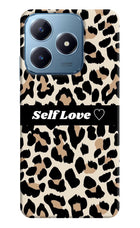 Leopard Print Self Love Realme C63 Hard Case Back Cover by Casekaro