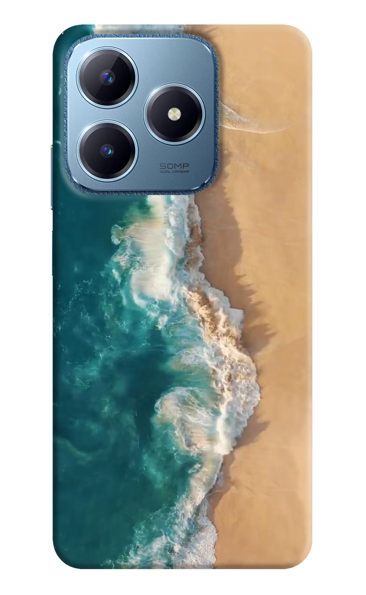 Ocean Beach Realme C63 Hard Case Back Cover by Casekaro