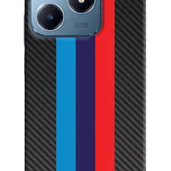 BMW Stripes Pattern Realme C63 Hard Case Back Cover by Casekaro