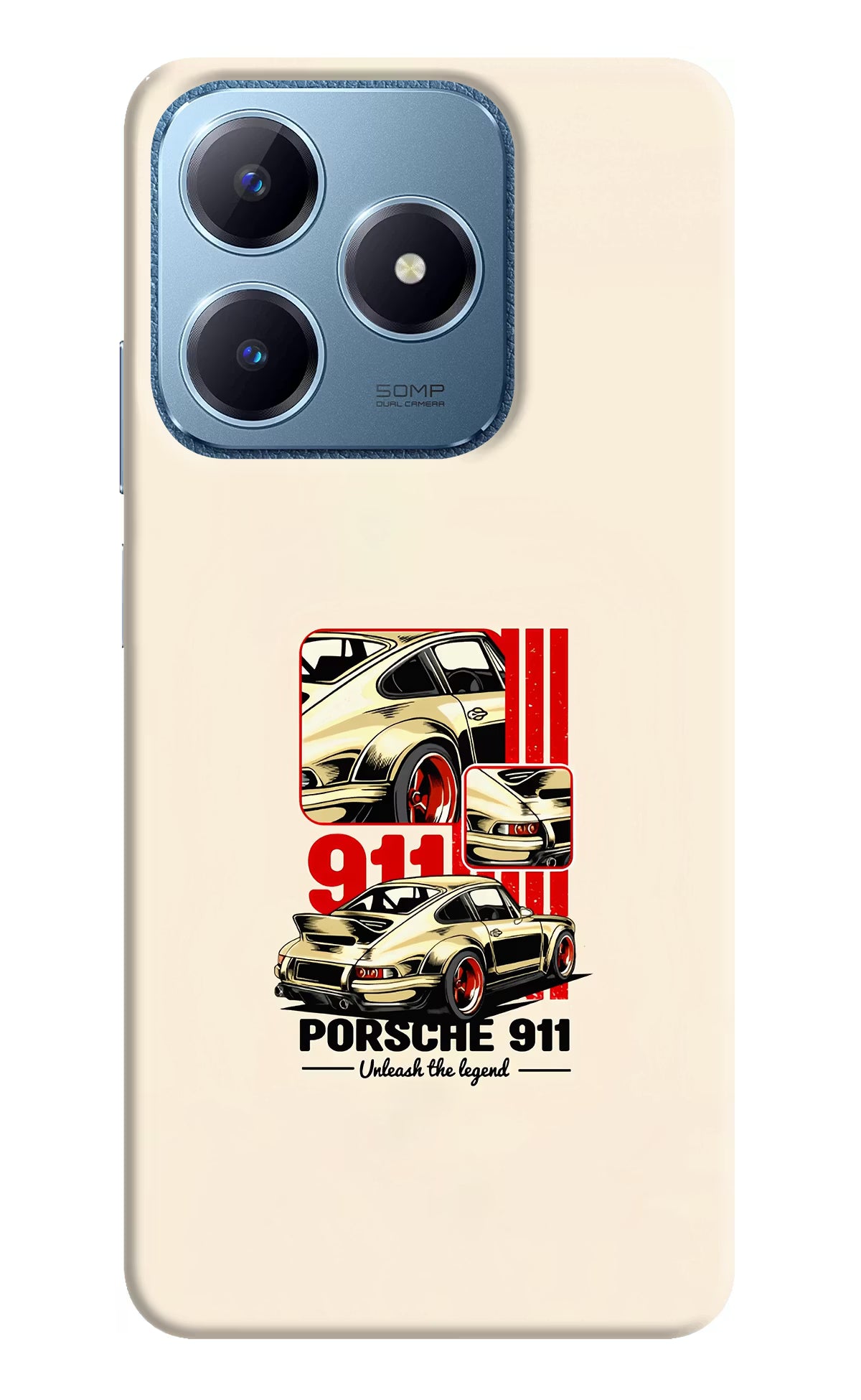 Classic Porsche 911 Realme C63 Hard Case Back Cover by Casekaro