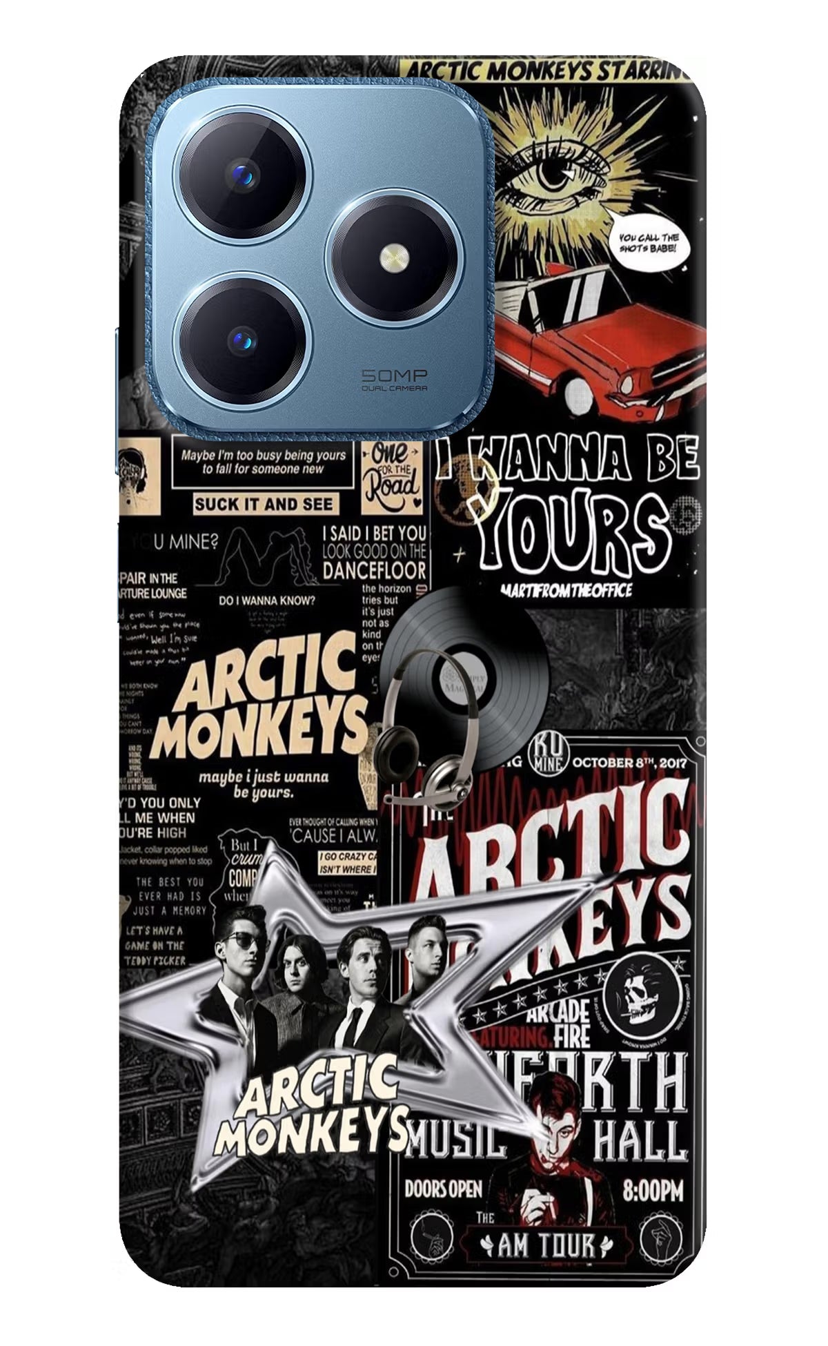 Arctic Monkeys Realme C63 Hard Case Back Cover by Casekaro