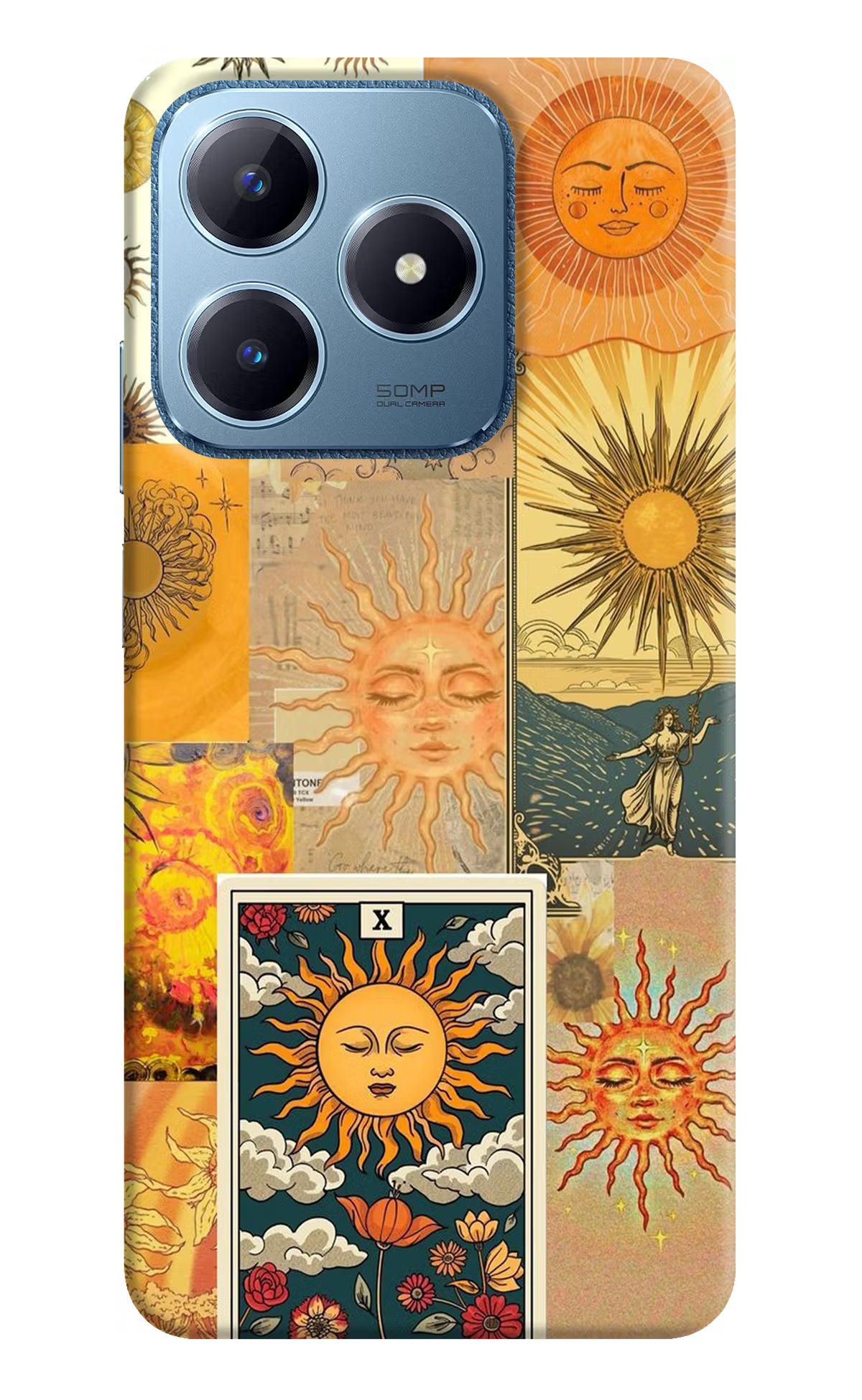 Sun Realme C63 Hard Case Back Cover by Casekaro