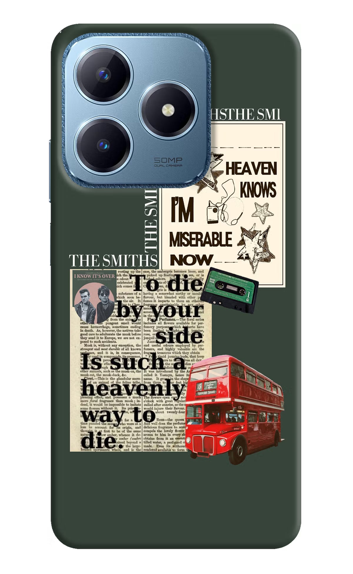 The Smiths Realme C63 Hard Case Back Cover by Casekaro