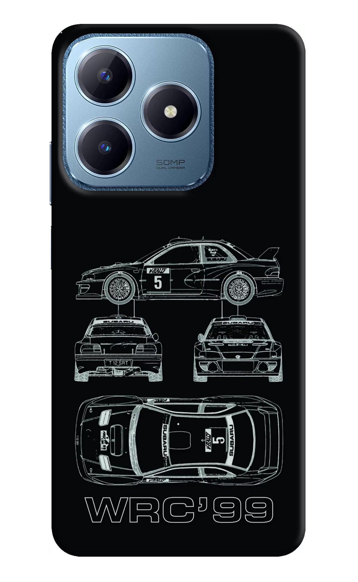 WRC'99 Realme C63 Hard Case Back Cover by Casekaro