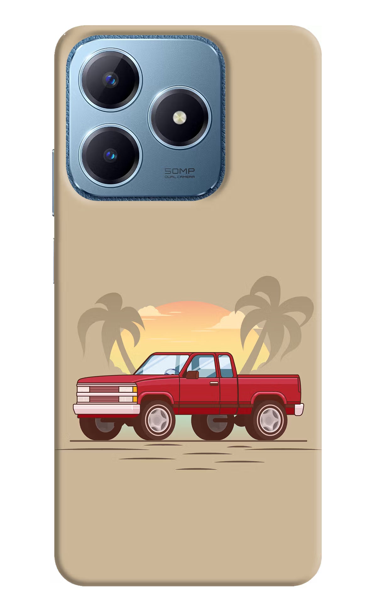 Desert Classic Drive Realme C63 Hard Case Back Cover by Casekaro