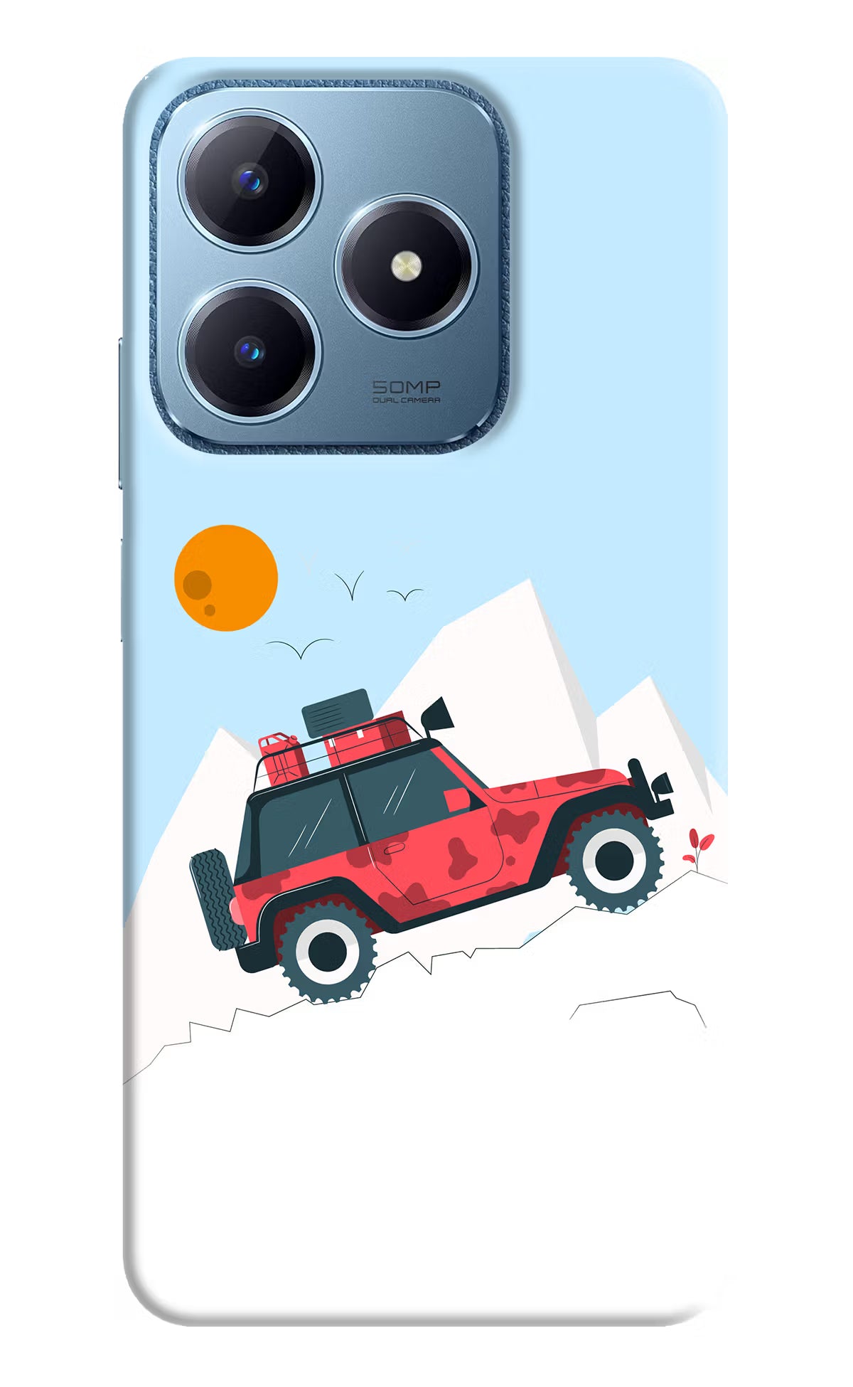 Mountain Trail Beast Realme C63 Hard Case Back Cover by Casekaro