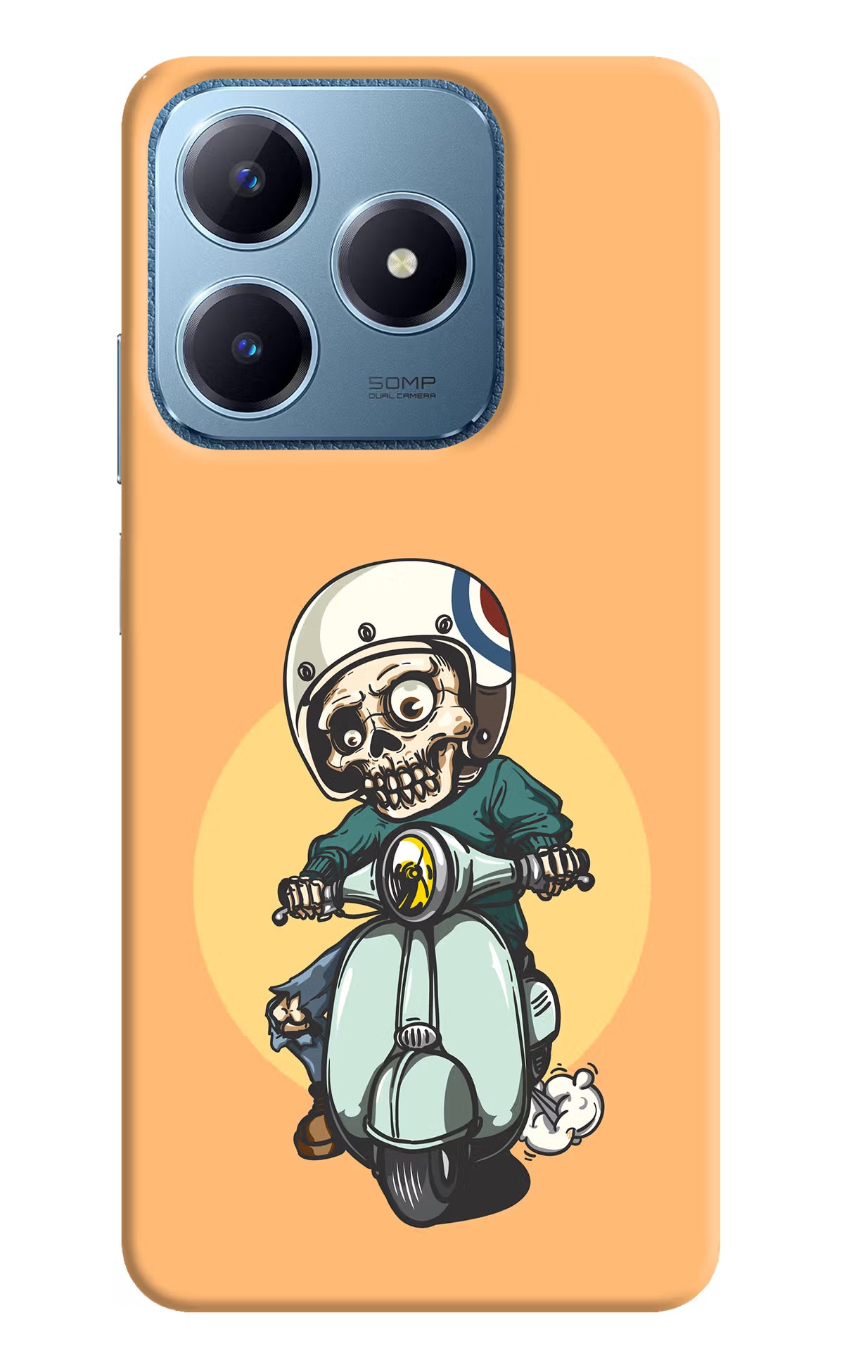 Undead Biker Realme C63 Hard Case Back Cover by Casekaro