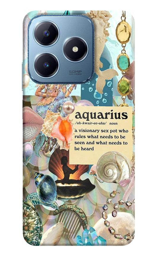 Aquarius Zodiac Realme C63 Hard Case Back Cover by Casekaro
