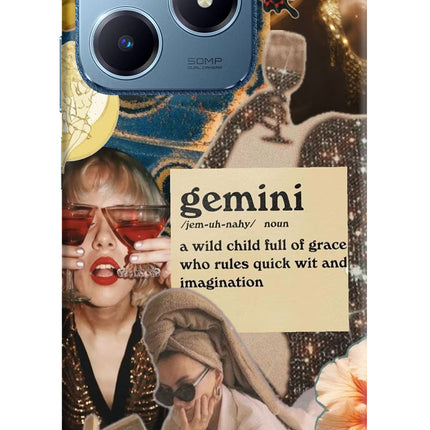Gemini Zodiac Realme C63 Hard Case Back Cover by Casekaro