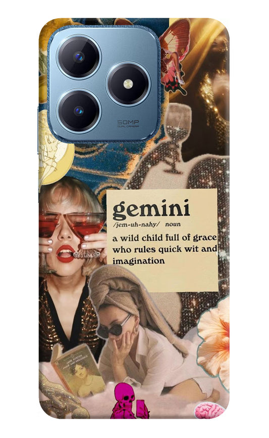 Gemini Zodiac Realme C63 Hard Case Back Cover by Casekaro