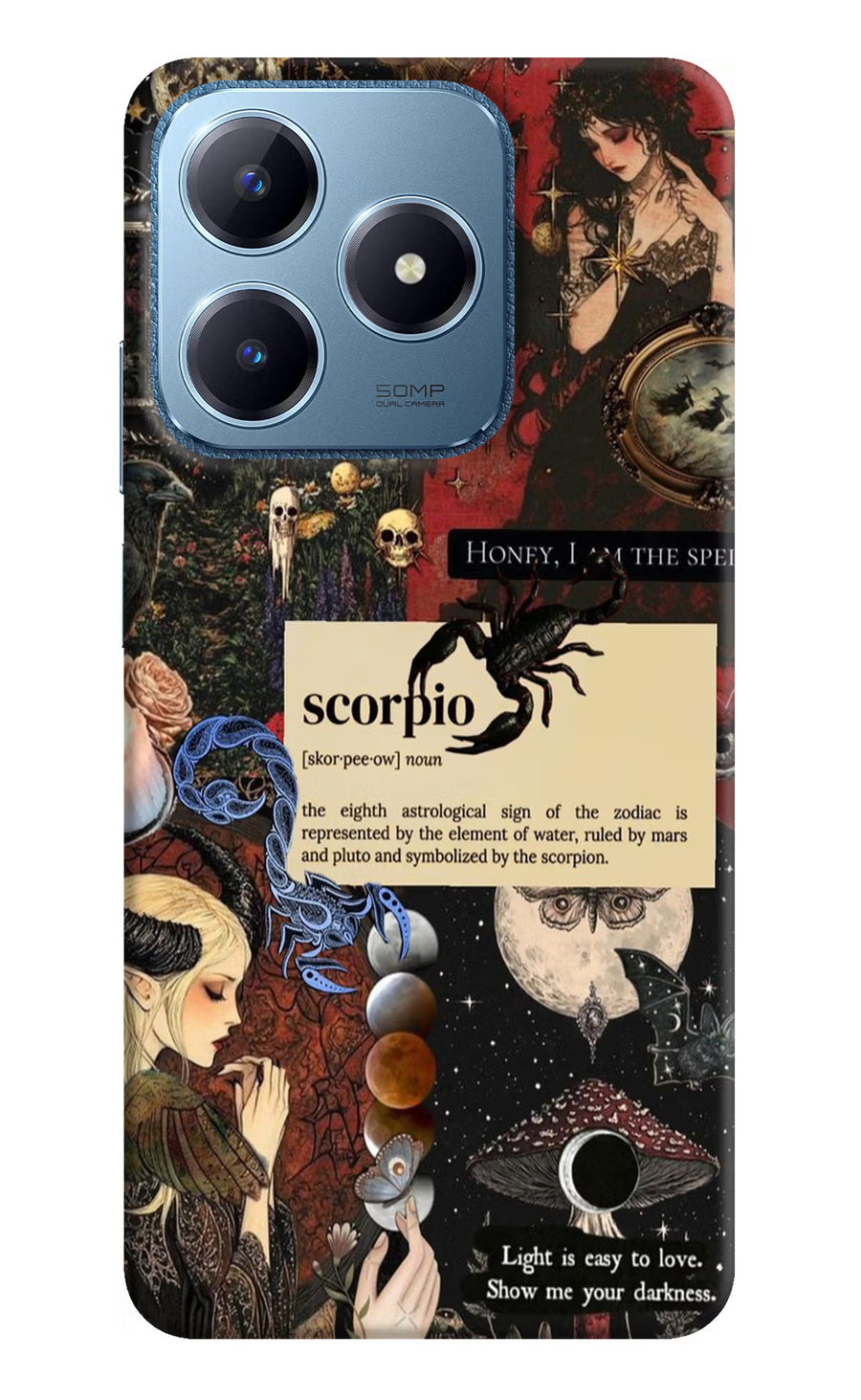 Scorpio Zodiac Realme C63 Back Cover, Hard case