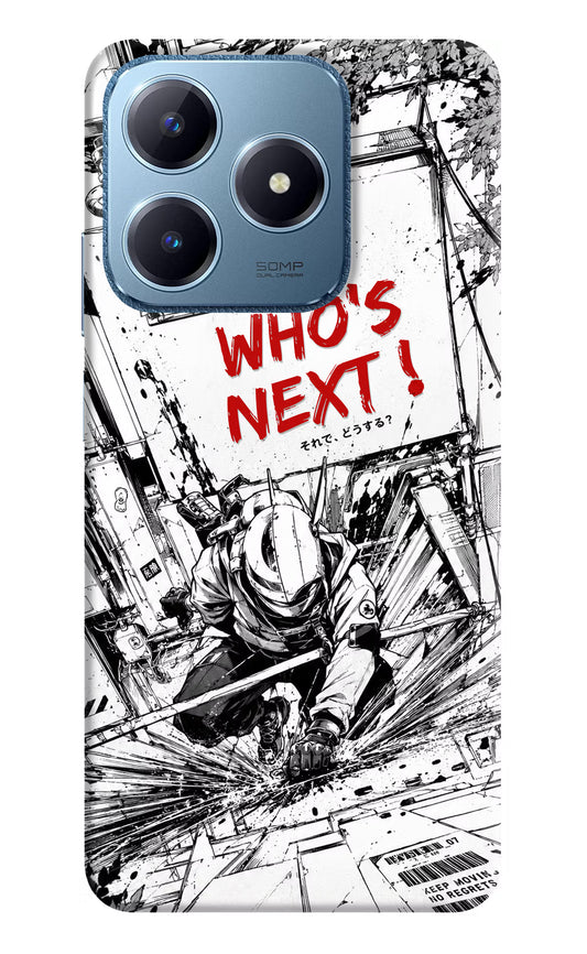 Who's Next Realme C63 Hard Case Back Cover by Casekaro