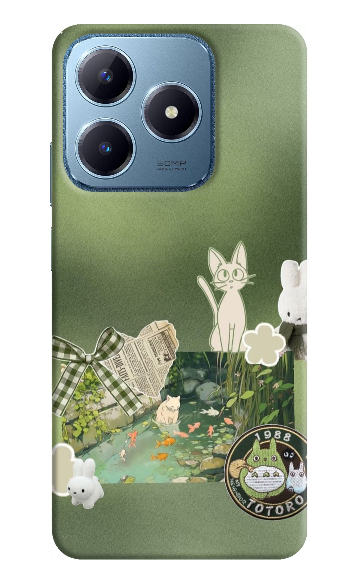 Aesthetic anime Realme C63 Back Cover