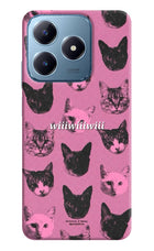 Pink Cats Realme C63 Hard Case Back Cover by Casekaro