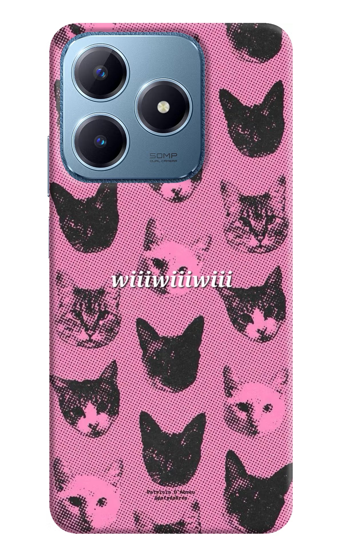 Pink Cats Realme C63 Back Cover