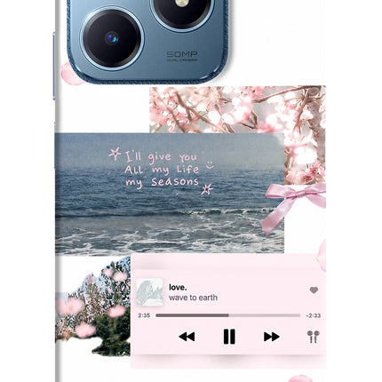 Wave to earth Realme C63 Hard Case Back Cover by Casekaro