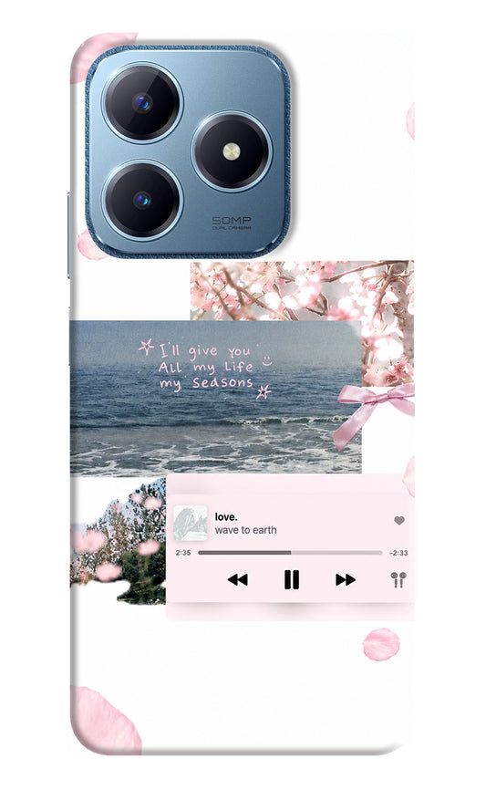 Wave to earth Realme C63 Back Cover