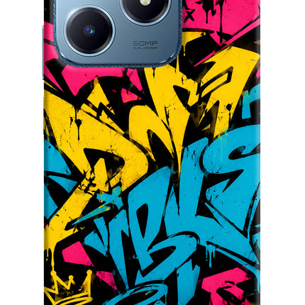 Graffiti Vibe Realme C63 Hard Case Back Cover by Casekaro
